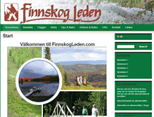 Tablet Screenshot of finnskogleden.com